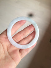 Load image into Gallery viewer, 53.7mm certificated Type A 100% Natural light green/white Jadeite Jade bangle AX104-4213