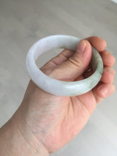 Load image into Gallery viewer, 54mm certified Type A 100% Natural light green white purple Jadeite Jade bangle Q131-3010