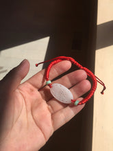 Load image into Gallery viewer, 100% Natural type A light green purple white openwork jadeite pendant BP183