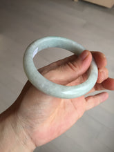 Load image into Gallery viewer, Shopify only 55.5mm Certified 100% natural Type A sunny green purple jadeite jade bangle BM89-9781