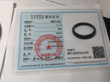 Load image into Gallery viewer, 60.8mm Certified Type A 100% Natural dark green/blue/gray/black Guatemala Jadeite bangle PJ144-1479