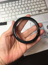Load image into Gallery viewer, 60.8mm Certified Type A 100% Natural dark green/blue/gray/black Guatemala Jadeite bangle PJ144-1479
