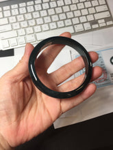 Load image into Gallery viewer, 60.8mm Certified Type A 100% Natural dark green/blue/gray/black Guatemala Jadeite bangle PJ144-1479