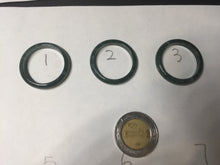 Load image into Gallery viewer, 100% natural type A icy watery light green/blue/gray Guatemala jadeite jade band ring R118