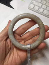 Load image into Gallery viewer, 53.5mm 100% natural beige yellow white pale pink round cut a taste of the tropical Coral Jade (珊瑚玉) bangle SY124