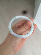 Load image into Gallery viewer, 52.5mm certified type A 100% Natural light green/yellow/purple(FU LU Shou) oval jadeite jade bangle AK59-0766