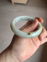 Load image into Gallery viewer, 55.4mm certified Type A 100% Natural green/yellow/purple/red Jadeite Jade bangle BM91-9786