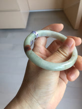 Load image into Gallery viewer, 57.4mm certified Type A 100% Natural light green/yellow/red/white Jadeite Jade bangle AZ194-2748