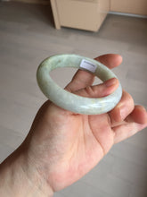 Load image into Gallery viewer, 55.4mm certified Type A 100% Natural green/yellow/purple/red Jadeite Jade bangle BM91-9786