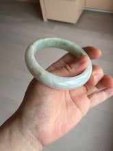 Load image into Gallery viewer, 55.4mm certified Type A 100% Natural green/yellow/purple/red Jadeite Jade bangle BM91-9786