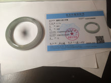 Load image into Gallery viewer, 57.7mm Certified 100% natural Type A dark green/gray jadeite jade bangle AJ65-8080
