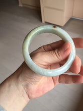 Load image into Gallery viewer, 55.4mm certified Type A 100% Natural green/yellow/purple/red Jadeite Jade bangle BM91-9786