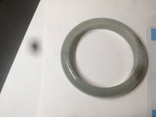 Load image into Gallery viewer, 57.7mm Certified 100% natural Type A dark green/gray jadeite jade bangle AJ65-8080