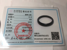 Load image into Gallery viewer, 62mm Certified Type A 100% Natural dark green/blue/gray/black Guatemala Jadeite bangle PJ146-1472