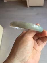 Load image into Gallery viewer, 60.4mm certified Type A 100% Natural icy watery light green/purple Jadeite Jade bangle BF145-9528