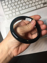 Load image into Gallery viewer, 62mm Certified Type A 100% Natural dark green/blue/gray/black Guatemala Jadeite bangle PJ146-1472