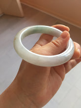 Load image into Gallery viewer, 60.4mm certified Type A 100% Natural icy watery light green/purple Jadeite Jade bangle BF145-9528