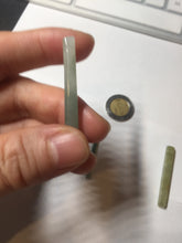 Load image into Gallery viewer, 100% natural type A jadeite jade icy watery green white purple yellow Tide Control Pillar(定海神针) pendant group BN77