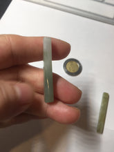 Load image into Gallery viewer, 100% natural type A jadeite jade icy watery green white purple yellow Tide Control Pillar(定海神针) pendant group BN77