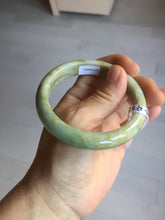 Load image into Gallery viewer, 56.5mm certified Type A 100% Natural light green/yellow/white Jadeite Jade bangle AZ197-2732