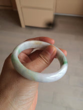 Load image into Gallery viewer, 50.5mm Certified Type A 100% Natural sunny green/purple/yellow(FU LU Shou) oval Jadeite Jade bangle AK53-1221