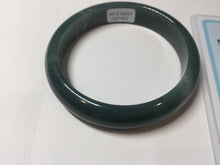Load image into Gallery viewer, 59.8mm Certified Type A 100% Natural dark green/blue/gray/black Guatemala Jadeite bangle PJ148-1482