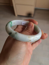Load image into Gallery viewer, 50.5mm Certified Type A 100% Natural sunny green/purple/yellow(FU LU Shou) oval Jadeite Jade bangle AK53-1221