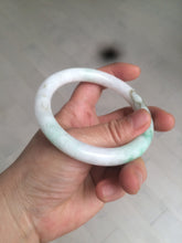 Load image into Gallery viewer, 58mm certified 100% natural sunny green/white/brown round cut jadeite jade bangle AX102-5430