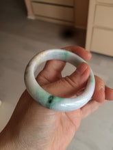 Load image into Gallery viewer, 50.5mm Certified Type A 100% Natural sunny green/purple/yellow(FU LU Shou) oval Jadeite Jade bangle AK53-1221
