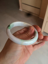 Load image into Gallery viewer, 50.5mm Certified Type A 100% Natural sunny green/purple/yellow(FU LU Shou) oval Jadeite Jade bangle AK53-1221