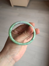 Load image into Gallery viewer, 47.5mm Certified type A 100% Natural sunny green Jadeite Jade bangle BM93-4468