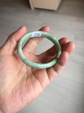 Load image into Gallery viewer, 47.5mm Certified type A 100% Natural sunny green Jadeite Jade bangle BM93-4468