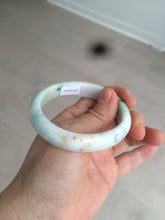 Load image into Gallery viewer, 50.5mm Certified Type A 100% Natural sunny green/purple/yellow(FU LU Shou) oval Jadeite Jade bangle AK53-1221