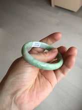 Load image into Gallery viewer, 47.5mm Certified type A 100% Natural sunny green Jadeite Jade bangle BM93-4468