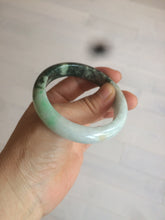 Load image into Gallery viewer, 51 mm Certified Type A 100% Natural fresh sunny green/white Jadeite Jade AX11-1655