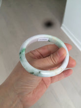 Load image into Gallery viewer, 50.5mm Certified Type A 100% Natural sunny green/purple/yellow(FU LU Shou) oval Jadeite Jade bangle AK53-1221