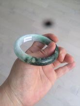 Load image into Gallery viewer, 51 mm Certified Type A 100% Natural fresh sunny green/white Jadeite Jade AX11-1655