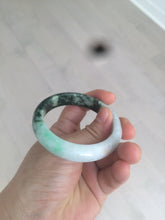 Load image into Gallery viewer, 51 mm Certified Type A 100% Natural fresh sunny green/white Jadeite Jade AX11-1655