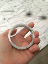 Load image into Gallery viewer, 51.8mm Certified type A 100% Natural green/purple Jadeite Jade square bangle F111-7277