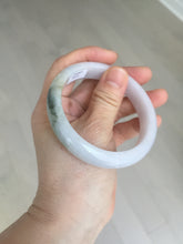 Load image into Gallery viewer, 57.7mm Certified 100% natural Type A dark green white purple jadeite jade bangle AH91-3014