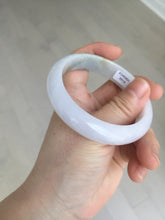 Load image into Gallery viewer, 57.7mm Certified 100% natural Type A dark green white purple jadeite jade bangle AH91-3014