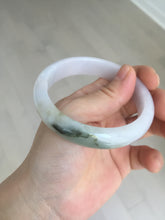 Load image into Gallery viewer, 57.7mm Certified 100% natural Type A dark green white purple jadeite jade bangle AH91-3014