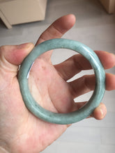 Load image into Gallery viewer, 58.8mm certified Type A 100% Natural dark green gray Jadeite Jade bangle PJ90-6649