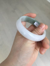 Load image into Gallery viewer, 54.2mm Certified type A 100% Natural dark green brown white purple Jadeite bangle AD120-3001