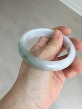 Load image into Gallery viewer, 57.5mm certified Type A 100% Natural dark green purple white Jadeite Jade bangle Y158-3015