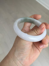 Load image into Gallery viewer, 57.5mm certified Type A 100% Natural dark green purple white Jadeite Jade bangle Y158-3015