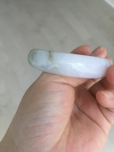 Load image into Gallery viewer, 54.2mm Certified type A 100% Natural dark green brown white purple Jadeite bangle AD120-3001