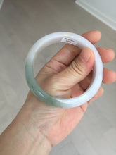 Load image into Gallery viewer, 57.5mm certified Type A 100% Natural dark green purple white Jadeite Jade bangle Y158-3015