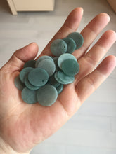 Load image into Gallery viewer, 100% Natural type A dark blue/green/gray round Guatemala Jadeite Jade safe and sound pendant group BF155