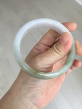 Load image into Gallery viewer, 57mm certified Type A 100% Natural dark green purple white Jadeite Jade bangle Y157-3002